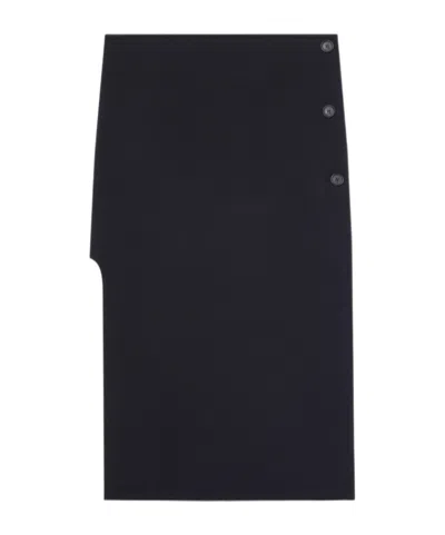 COURRÈGES COURRÈGES OBLIQUE TAILORED MIDI SKIRT OBLIQUE TAILORED MIDI SKIRT