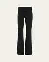 Courrèges Oblique Tailored Wool Blend Pants In Black