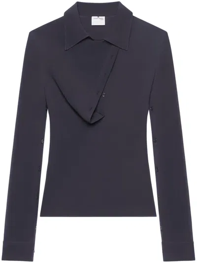 Courrèges Oblique Top In Blue