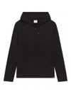 Courrèges Asymmetric Hooded Long Sleeve T-shirt In Black