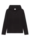 Courrèges Asymmetric Hooded Long Sleeve T-shirt In Black