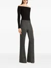 Courrèges Courregès "off Shoulder" Rib Knit Top