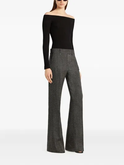 Courrèges Courregès "off Shoulder" Rib Knit Top