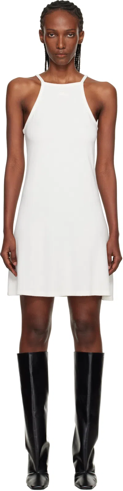 Courrèges Off-white Spongy Heritage Minidress