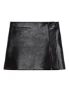 Courrèges One Minute Mini-skirt Clothing In Black