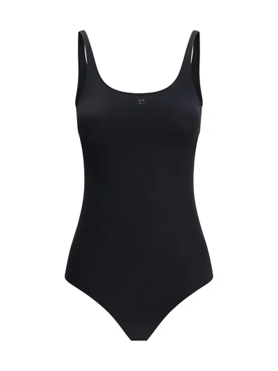Courrèges One Piece Swimsuit With A Cut-out Detail In Black