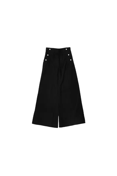 Courrèges Courreges One Pocket Denim Baggy Pants Black