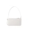 Courrèges One Racer Baguette Shoulder Bag - Leather - White In White