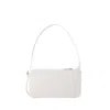 Courrèges One Racer Baguette Shoulder Bag - Leather - White In White