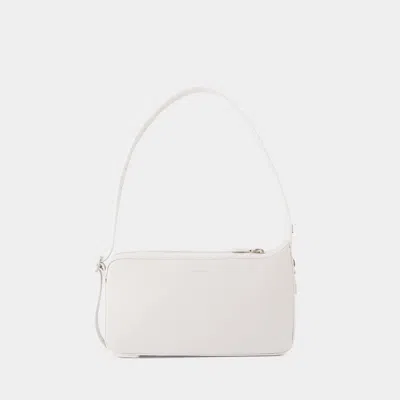 Courrèges One Racer Baguette Shoulder Bag - Leather - White
