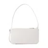 Courrèges One Racer Baguette Shoulder Bag In White