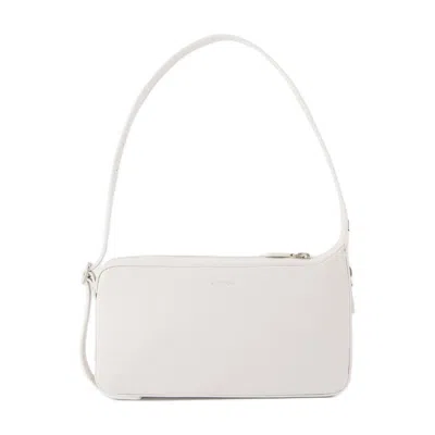 Courrèges One Racer Baguette Shoulder Bag In White