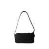 Courrèges One Racer Hobo Bag - Leather - Black In Black