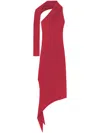 Courrèges Slash Crepe Maxi Dress