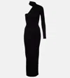 Courrèges One-shoulder Maxi Dress In Black