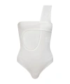 Courrèges One-shoulder Jumpsuit In White