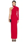 Courrèges Courreges Women Draped One-shoulder Dress In Red