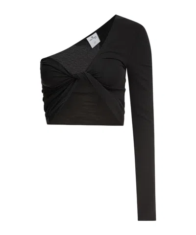COURRÈGES COURRÈGES SINGLE-SHOULDER TOP