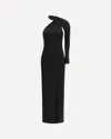 Courrèges Black Viscose Cocktail Dress In Black