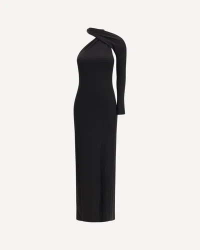 COURRÈGES ONE-SHOULDER MAXI DRESS