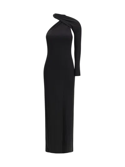 COURRÈGES ONE-SHOULDER MAXI DRESS
