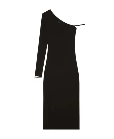 COURRÈGES COURRÈGES ONE SLEEVE LINGERIE DRESS