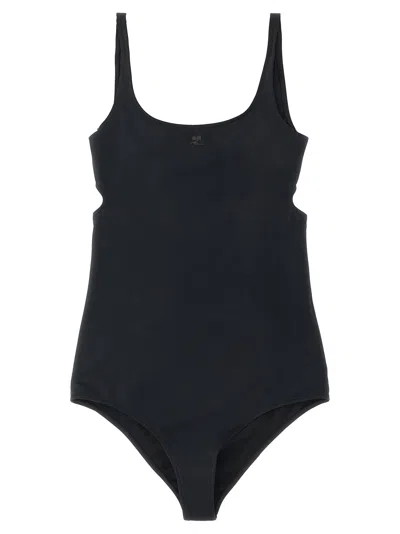 Courrèges Courreges One-piece Swimsuit In Black