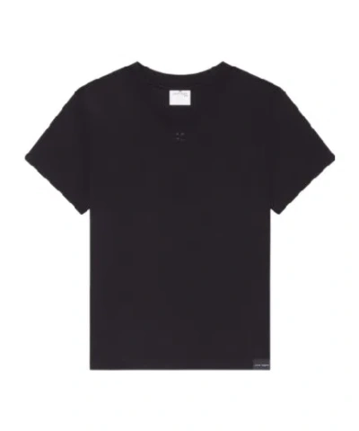 Courrèges Open-necked Black Shirt