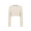 COURRÈGES OPEN SIDE KNIT CROPPED JUMPER