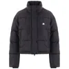 Courrèges Courreges Women Down Jacket With Logo In Brown