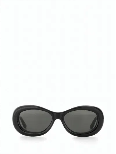 COURRÈGES OVAL-FRAME SUNGLASSES WITH FINISH