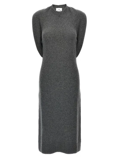 COURRÈGES COURRÈGES 'OVER THE SHOULDER DRAPÈ' DRESS
