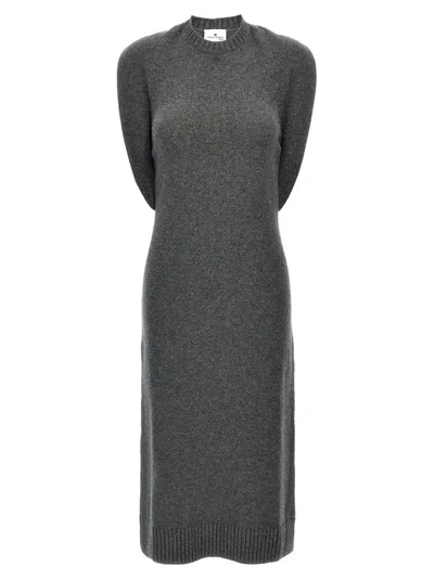 COURRÈGES COURRÈGES OVER THE SHOULDER DRAPÈ' DRESS