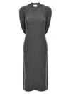 Courrèges Courreges 'over The Shoulder Drapè' Dress In Gray