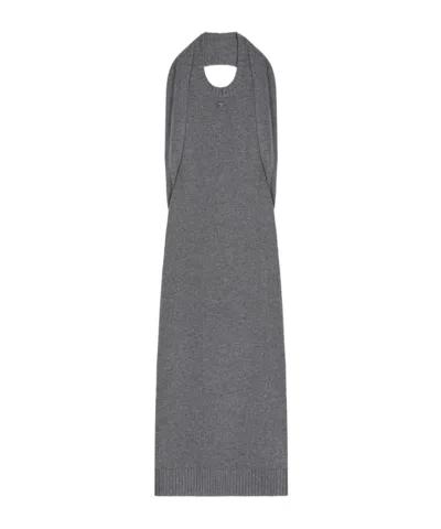 COURRÈGES COURRÈGES OVER THE SHOULDER DRAPE DRESS