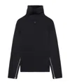 Courrèges Oversized Mock-neck Sweater In Black