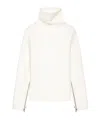 Courrèges Oversized Mock-neck Sweater In White