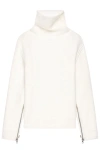 Courrèges Oversized Mock-neck Sweater In Multicolor