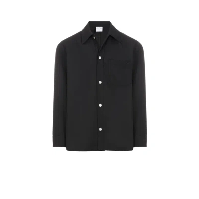 Courrèges Oversized Retro Shirt In Black