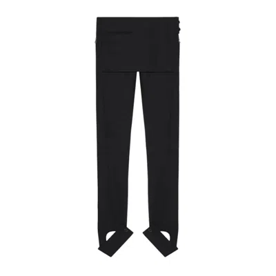 COURRÈGES COURRÈGES OVERSKIRT POLYWOOL PANTS