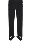 Courrèges Overskirt Trousers In Black