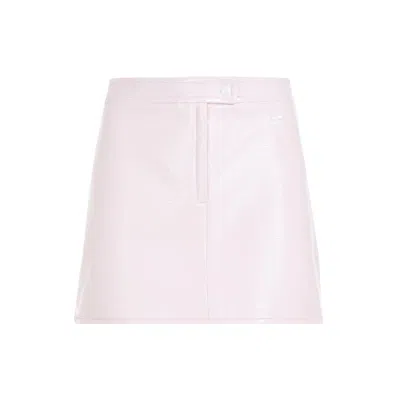 Courrèges Pale Pink Vinyl Mini Skirt