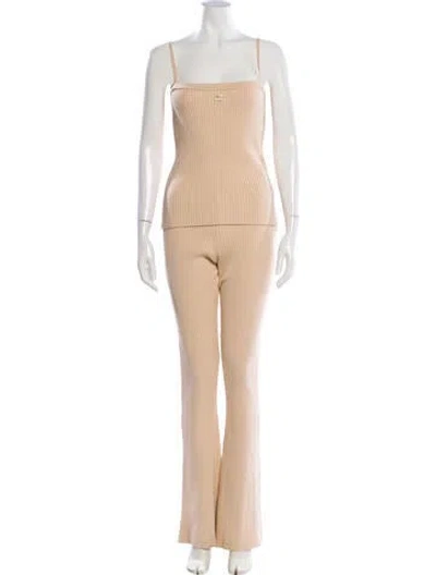 Pre-owned Courrèges Pant Set In Neutral