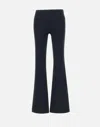 Courrèges Courreges Black Bootcut Scuba Jersey Pants In Black