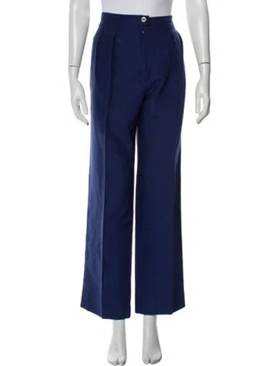 Pre-owned Courrèges Pants In Blue