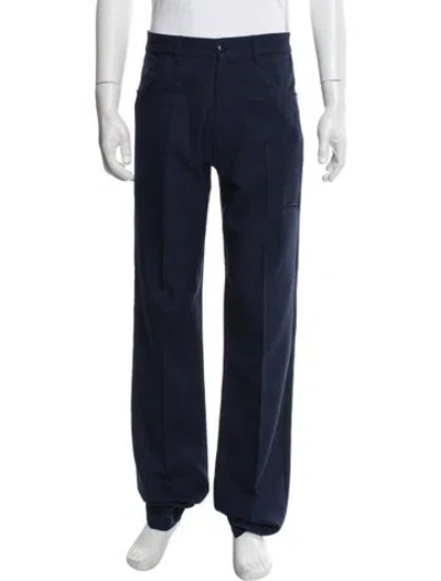 Pre-owned Courrèges Pants In Blue