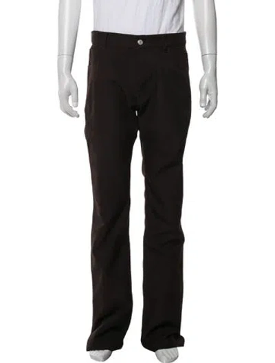 Pre-owned Courrèges Pants In Brown