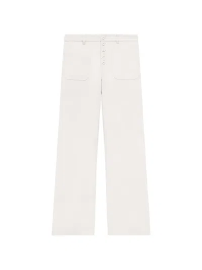 Courrèges Patch-pocket Trousers In White