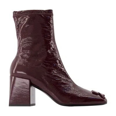 Courrèges Courreges Patent Synthetic Ankle Boot In Multi