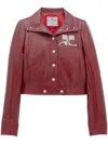Courrèges Reedition Coated Cotton-blend Jacket